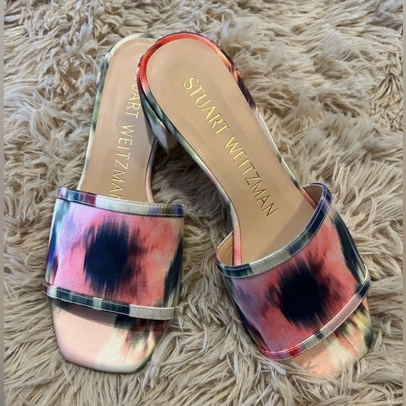 Barely worn Stuart Weitzman Floral Slide - Picture 1 of 1